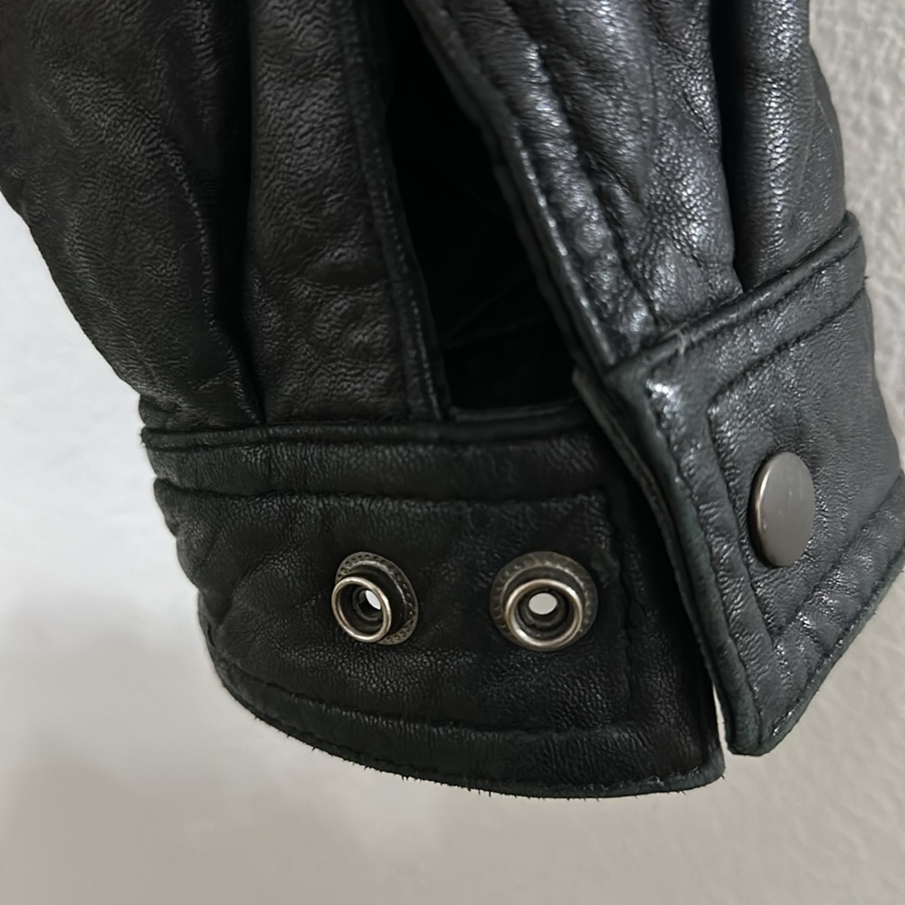 Lucky Leather Co Insulated Leather Jacket, Size Large, in Good Condition, Brown - Picture 7 of 11